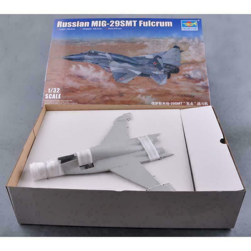 US Stock Trumpeter 03225 1/32 Russian MIG-29SMT Fulcrum Fighter Airplane Aircraft Model