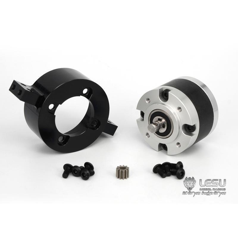 US Stock LESU 1/5 Ratio Planetary Gearbox for DIY Tractor Truck Dumper RC Model Car Radio Controlled Tractor Truck Upgrade Electric Machine